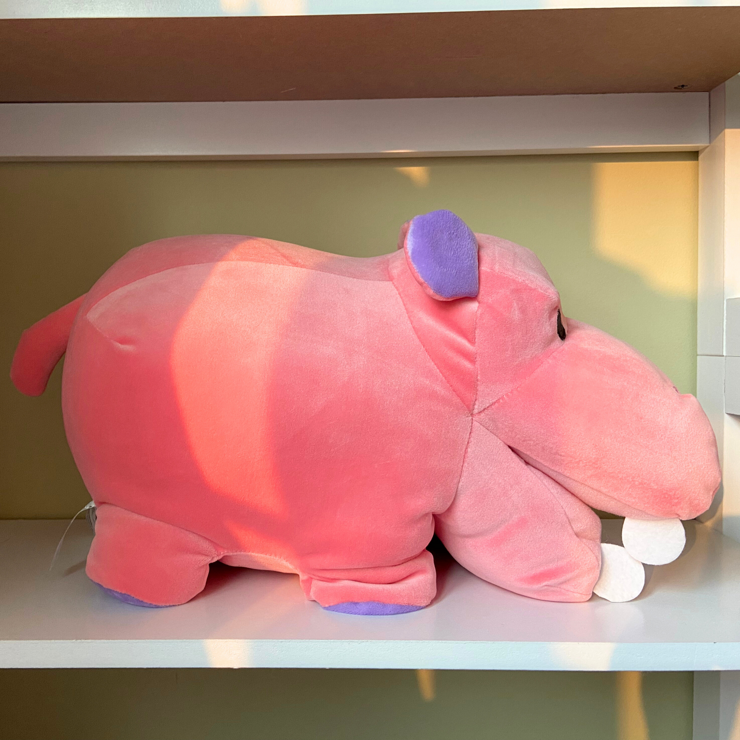 Pink Hippo Mochi Plush