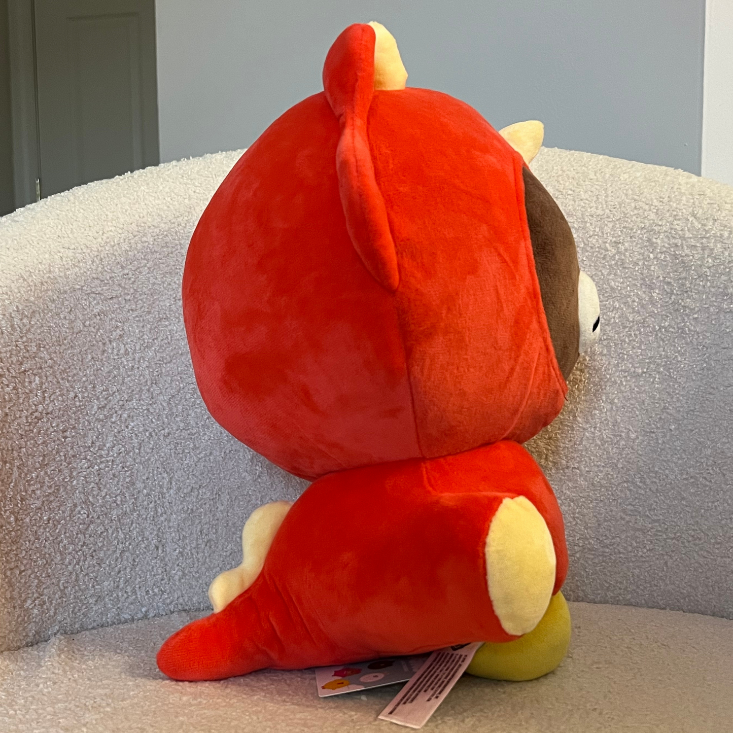 Line Friends Jungle Brown Bear - Red Dinosaur