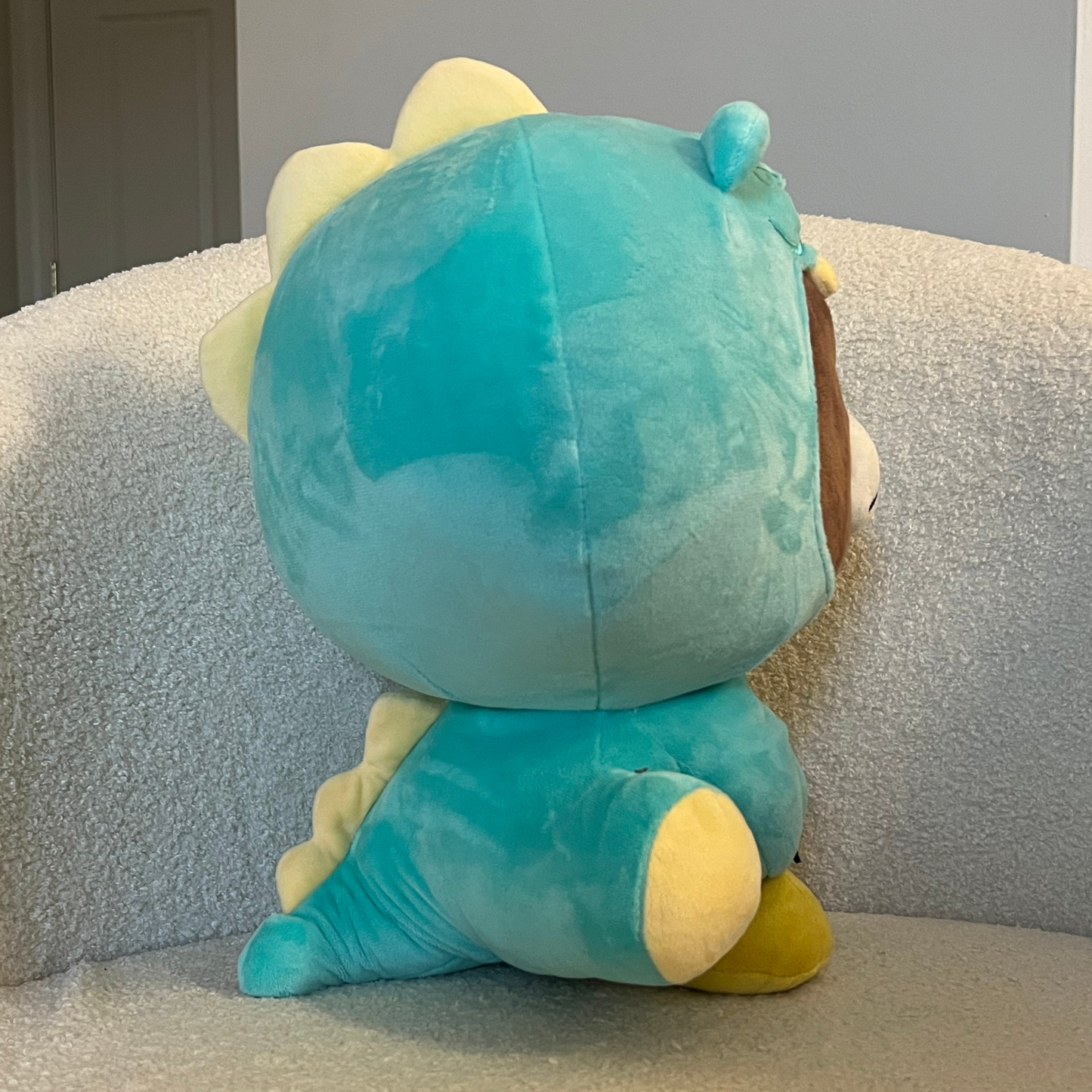 Line Friends Jungle Brown Bear - Green Dinosaur