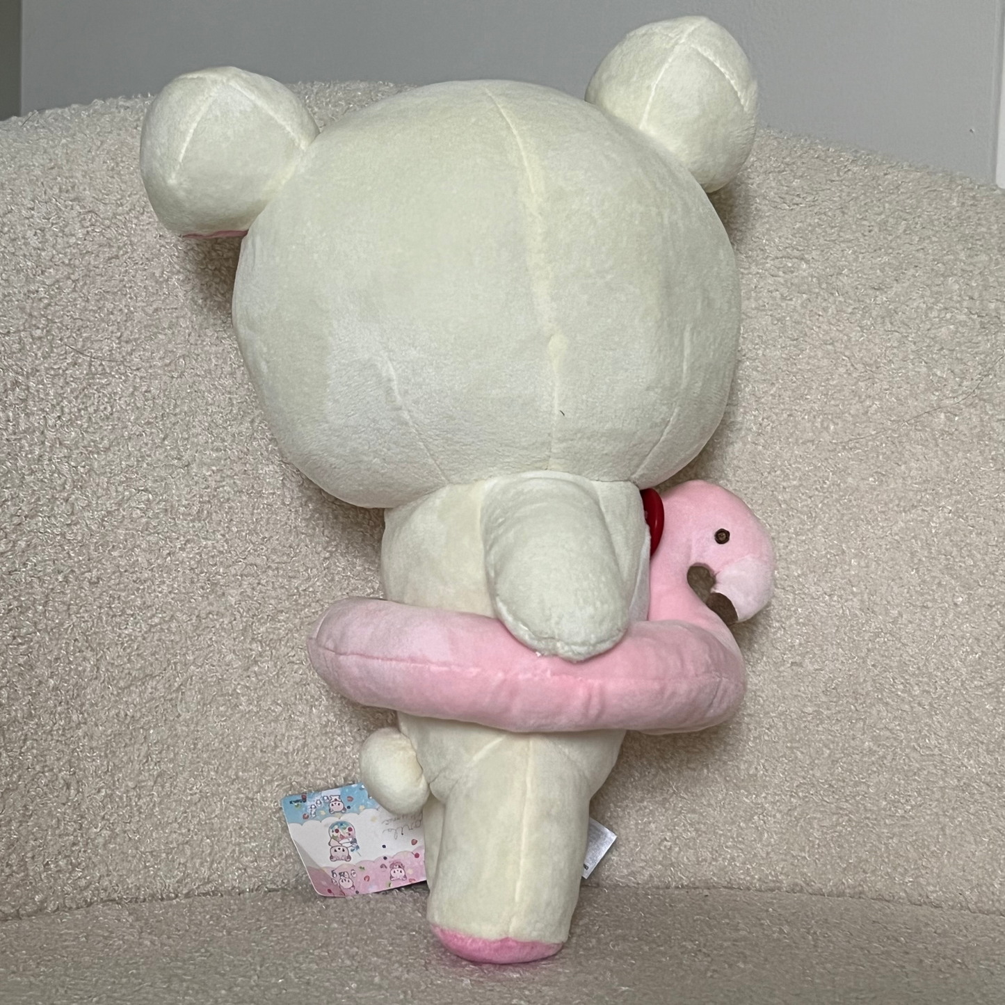 Korilakkuma in Pink Flamingo Floaty