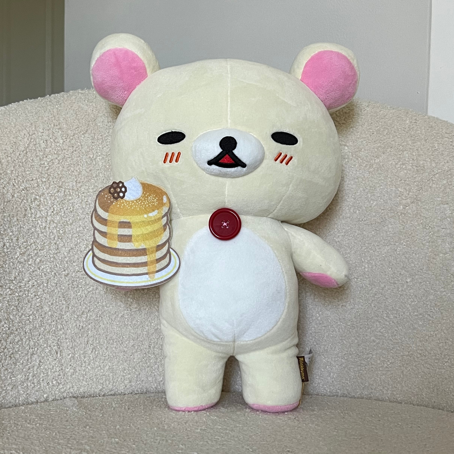 Korilakkuma Holding Pancakes Plush